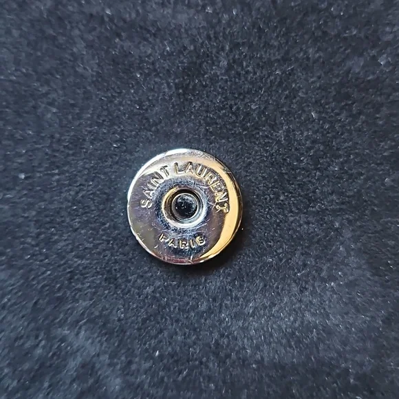 💖 YSL Saint Laurent Kate Pink Sequin Black Suede Crossbody Bag Matte Black HW - Picture 15 of 17